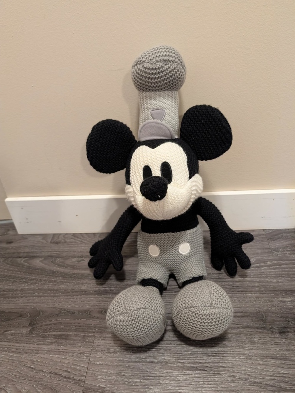 Disney Parks steamboat Willie Crochet Style Plush